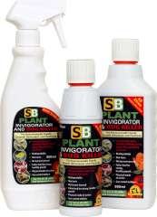 SB Plant Invigorator - A unique 3 in 1 pesticide / Mildewcide / Foliar Nutrient that is biodegradable, non-toxic and environmentally friendly.