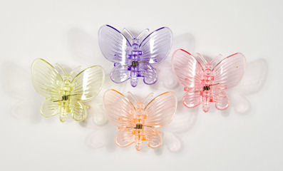 Butterfly Plant Clips - Decorative butterfly plant clips, perfect for supporting orchids.  Make great hair clips too!