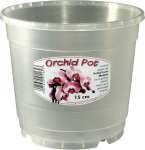 Clear Orchid Pots - Transparent plant pots, ideal for orchids.