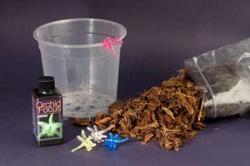 Orchid Repotting Kit - Everything needed to repot an orchid.